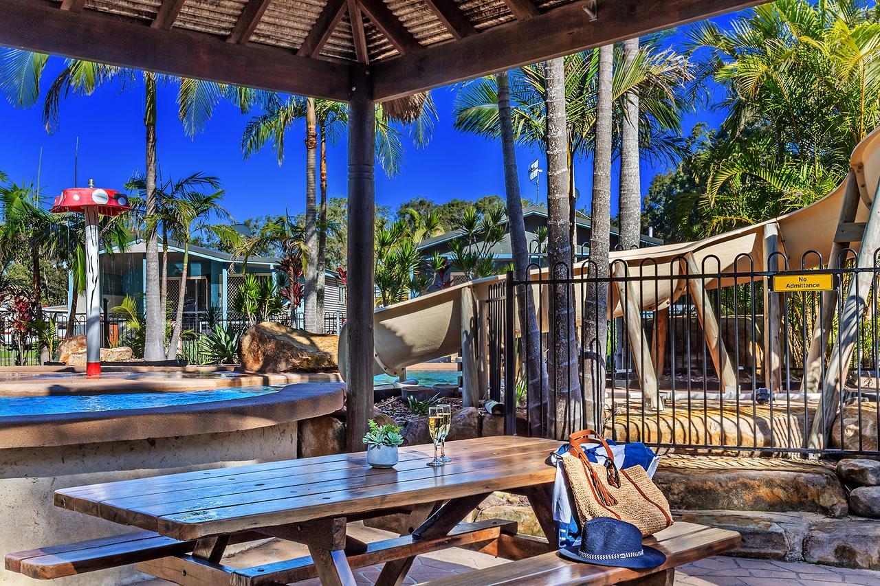 Big4 Bays Holiday Park Anna Bay Exteriör bild